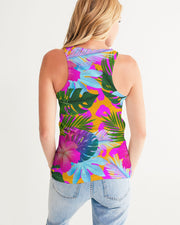 Tropical Floral Women's Racerback Tank