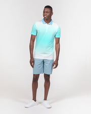 Ocean Ombre Men's Slim Fit Short Sleeve Polo