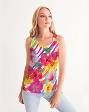 Island Flowers Women's Racerback Tank