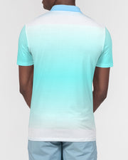 Ocean Ombre Men's Slim Fit Short Sleeve Polo