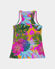 Tropical Floral Women's Racerback Tank