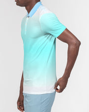 Ocean Ombre Men's Slim Fit Short Sleeve Polo