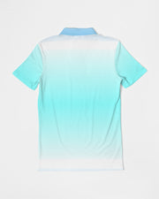 Ocean Ombre Men's Slim Fit Short Sleeve Polo