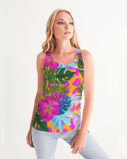 Tropical Floral Women's Racerback Tank