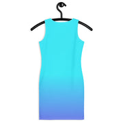 Bahama Blue Ombre Bodycon Dress