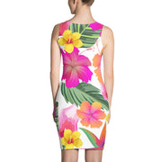 Hibiscus Paradise Floral Bodycon Dress