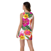 Hibiscus Paradise Floral Bodycon Dress