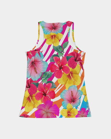 Island Flowers Women's Racerback Tank