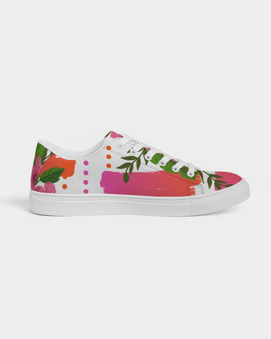 Pink Hibiscus Beautiful Graphic Print Sneakers