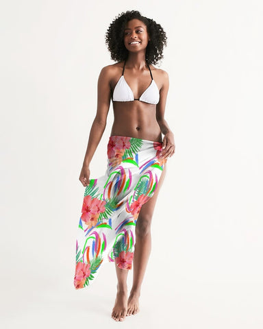 Tropical Hibiscus Swimsuit Cover Up