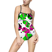 Tropical Leaves Dots Swimsuit