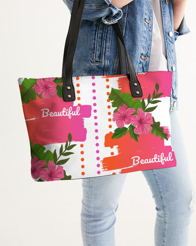 Pink Hibiscus Beautiful Graphic Tote Bag