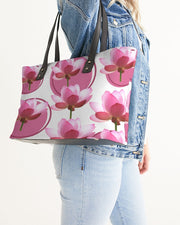 Pink Lotus Tote Bag