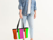 Candy Stripe Tote Bag