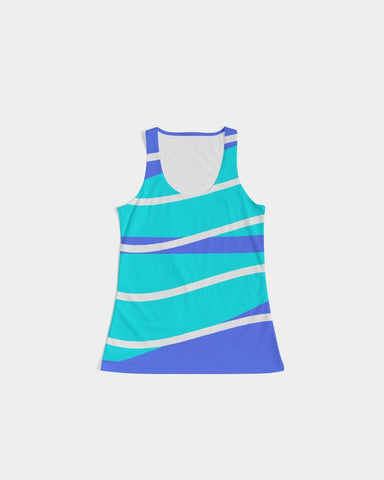 Blue Waves Women's Racerback Tank