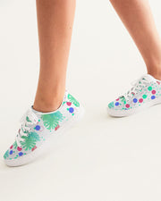 Tropical Leaves N Dots Sneakers