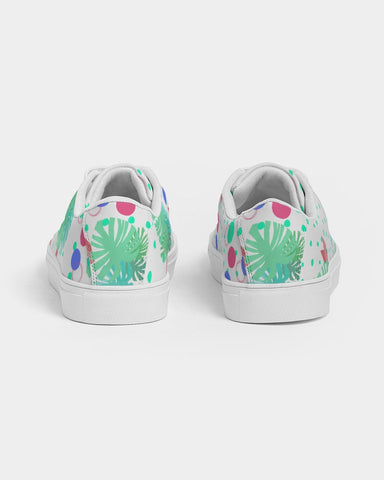 Tropical Leaves N Dots Sneakers
