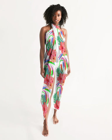 Tropical Hibiscus Swimsuit Cover Up