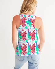 Pink Plumeria Women's Racerback Tank