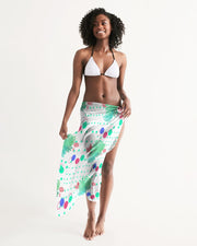 Tropical Leaves Dots Swimsuit Cover Up