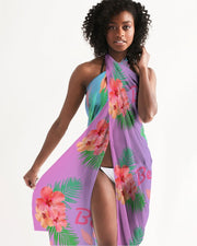 Beach Flora Ombre Swimsuit Cover Up