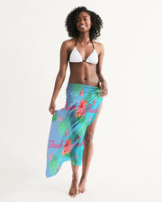 Beach Flora Ombre Swimsuit Cover Up