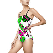 Tropical Leaves Dots Swimsuit