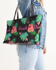 Tropical Beach Floral Tote Bag