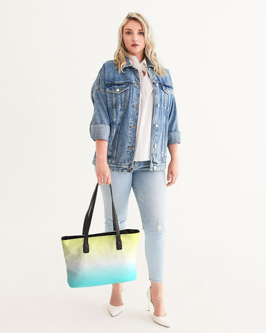 Sun And Sea Ombre Tote Bag