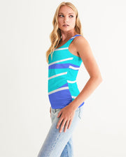 Blue Waves Women's Racerback Tank