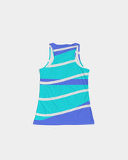 Blue Waves Women's Racerback Tank