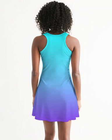 Bahama Blue Ombre Racerback Dress