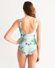 Tropical Leaves Dots Swimsuit