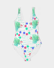 Tropical Leaves Dots Swimsuit