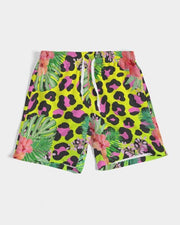 TROPICAL HIBSCUS & ANIMAL PRINT COUPLES MATCHING SWIMSUITS