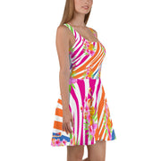 Flamingo Fiesta Skater Dress