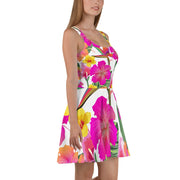 Hibiscus Floral Skater Dress