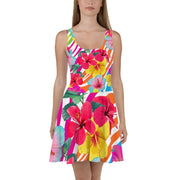 Island Flowers Women’s Skater Dress