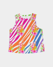 Flamingo Fiesta Women’s Cropped Tank Top