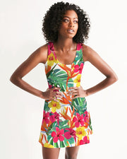 Bird of Paradise Floral Racerback Dress