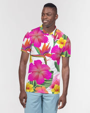 Hibiscus Paradise Floral Matching Couples Outfits