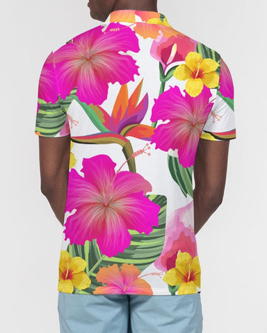 Hibiscus Paradise Floral Matching Couples Outfits