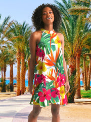 Bird of Paradise Floral Matching Couples Outfits