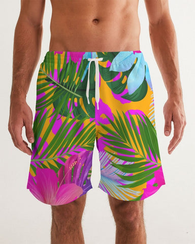 TROPICAL FLORAL COUPLES SWIMSUITS