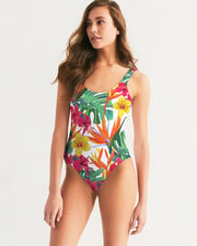 BIRD OF PARADISE FLORAL COUPLES SWIMSUITS