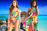 Bird of Paradise Floral Swimsuit Cover Up