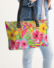Paradise Island Floral Tote Bag