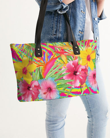 Paradise Island Floral Tote Bag