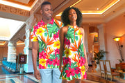 Bird of Paradise Floral Matching Couples Outfits