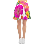 HIBSICUS PARADISE FLORAL SKATER SKIRT